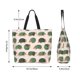thumbnail image 5 of Balery Cute Armadillo Bolsa Tote Estilo Estético con Cremalleras, Bolsa de Hombro, Bolsa de Compras Grande y Plegable, 5 of 8