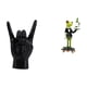 thumbnail image 1 of Estatua De Rana Con Gesto De Mano De Roca, Escultura De Animal, Artesanía Creativa Con Señal De Mano, Figura Decorativa, Escultura De Dedo Para Apartamento, Dormitorio, Restaurante,, 1 of 8