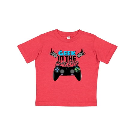

Inktastic Geek in the Making Black Video Game Controller Gift Toddler Boy or Toddler Girl T-Shirt