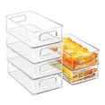 thumbnail image 2 of Fridge Storage Organizer, Stackable Storage Organizer - Clear Free Organizer for Refrigerator, Freezer and Kitchen, 2 of 8