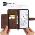 thumbnail image 3 of For Google Pixel 6 Pro Skin-feel Flowers Embossed Wallet Leather Phone Case, 3 of 8