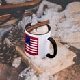 thumbnail image 5 of 3dRose, 13 Colonies Betsy Ross Flag, 15oz Two-Tone Black Mug, 5 of 7