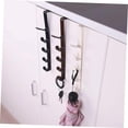 thumbnail image 3 of 3pcs Jacket Hooks Portable Garment Rack Wall Mounted Towel Holder Wall Hooks Key Holder Closet Hook Holder Overdoor Organizers Bedroom Door Towel Rack Nail-Free Hook Door Hook Hat, 3 of 5