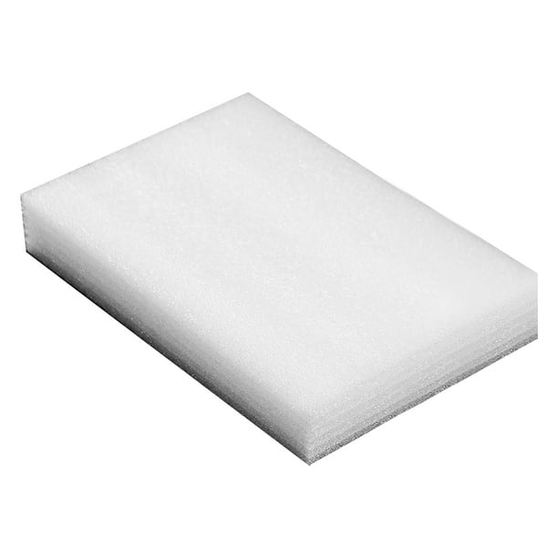 Shockproof Dry Foam Dry Foam White Pearl Cotton Rectangle Foam Block  Shockproof Packaging Foam For Wedding Birthday Party