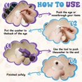 thumbnail image 3 of Child-Safe Amigurumi Eye Installer - Plastic Pliers for 5-30mm Safety Eyes Auxiliary Tool for DIY Stuffed Animal Eyes Attaching, 3 of 5