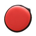 thumbnail image 1 of Bolsa multiusos de cuero sintético para auriculares, cable USB, estuche de almacenamiento, organizador de viaje (rojo), 1 of 4