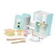 thumbnail image 2 of Cafetera de madera para niños, juguete de simulación, electrodoméstico de cocina, desarrollo de habilidades creativas, artesanía, imaginación, para ni, 2 of 9
