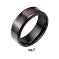 thumbnail image 4 of Sonducket Anillos de oro Punk anillo personalidad exquisita minimalista bandas de boda joyería dedo mujeres regalos DIY Accesorios Ropa, zapatos y accesorios Miscelánea siete Sonducket AP017841-01, 4 of 6