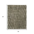 thumbnail image 3 of HomeRoots 617055 5 x 8 ft. Green & Tan Abstract Rectangle Area Rug, 3 of 5