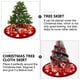 thumbnail image 4 of Adorable impresión de la falda del árbol de Navidad Elk Copo de nieve Cubierta inferior del árbol de Navidad, 4 of 5