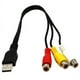 thumbnail image 2 of 2X Cable USB A 3RCA USB Hembra A 3 RCA Rgb Video AV Adaptador Compuesto Cable Convertidor Cable Conector Cable, 2 of 5