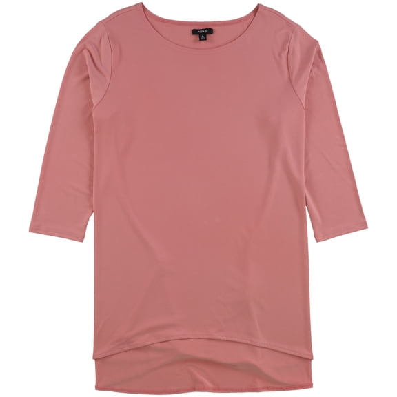 Alfani Womens Swing Tunic Blouse, Pink, X-Small