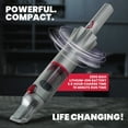 thumbnail image 6 of Ruvio Cordless Vacuum Handheld Portable Vacuum Red, 6 of 11