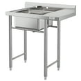 thumbnail image 1 of STAINLESS STEEL SINK TABLE SINGLE, 1 of 9