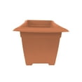 thumbnail image 4 of Bloem 27-in Wide Dayton 100% Recycled Plastic Deck Box Planter - Coral Color, 4 of 6