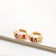 thumbnail image 4 of Pendientes de joyería – Pendientes de latón con circonita cúbica y cristales de moda para mujeres y niñas, 4 of 5