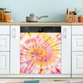 thumbnail image 2 of GZHJMY Tie Dye Large Dishwasher Magnet Magnetic Cover 20x26 in Refrigerator Sticker Washer Kitchen Home Decor, 2 of 5