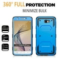 thumbnail image 3 of Galaxy J7 V Case, Galaxy J7 Perx Case, Galaxy J7 Sky Pro Case, [SUPER GUARD] Dual Layer Protection With [Built-in Screen Protector] Holster Locking Belt Clip+Circle(TM) Stylus Touch Screen Pen (Blue), 3 of 3