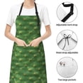 thumbnail image 6 of Lsque Cactus 3 Waterproof Apron Chef Aprons for Men Heavy Duty Chemical Work Apron Extra Long Grilling Aprons with Adjustable Bib Apron, 6 of 9