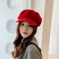 thumbnail image 4 of Happy Date Women Beret Newsboy Hat French Wool Cap Classic Autumn Spring Winter Hats, 4 of 7
