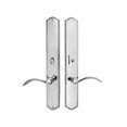 thumbnail image 1 of Multi Point Lock Trim Set – Brass 18″x2.5″ Tuscana | Satin Nickel & Black Matte Finish | Active Keyed & Dummy | LH & RH Handed, 1 of 2
