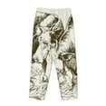 thumbnail image 5 of Balery Cows Grazing On Meadow 1 print Women's Pajama Pants,Ultra Lightweight Pjs,Lounge Pant-Large, 5 of 9