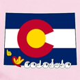 thumbnail image 2 of CafePress - ILY Colorado Infant Bodysuit - Baby Light Bodysuit, Size Newborn - 24 Months, 2 of 4