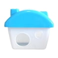 thumbnail image 2 of Flynix Hamster , Hamster Hideouts, Castle Shape Small Animal Habitat, Portable Hideaway Blue, 2 of 10