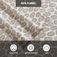 thumbnail image 4 of Eddie Bauer Little Creek Pine Cone Beige Cotton Flannel 4 Piece Sheet Set, King, 4 of 5