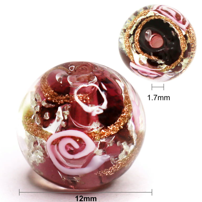 Grace Lampwork Beads KTY01 - Purse Key Finder with Stem - High Quality  Handmade Glass Beads