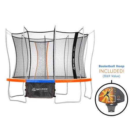 Sky Zone Powered by Vuly 12  Trampoline  Self-Closing Door  Orange (Box 2 of 2) [361781102]
