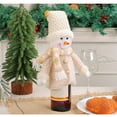 thumbnail image 1 of Cubierta para botella de vino con muñeco de Papá Noel. Bonita botella de vino tinto decorativa., 1 of 4