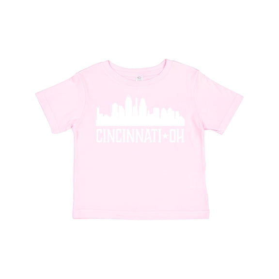 Inktastic Cincinnati Ohio Skyline City Silhouette Boys or Girls Toddler T-Shirt