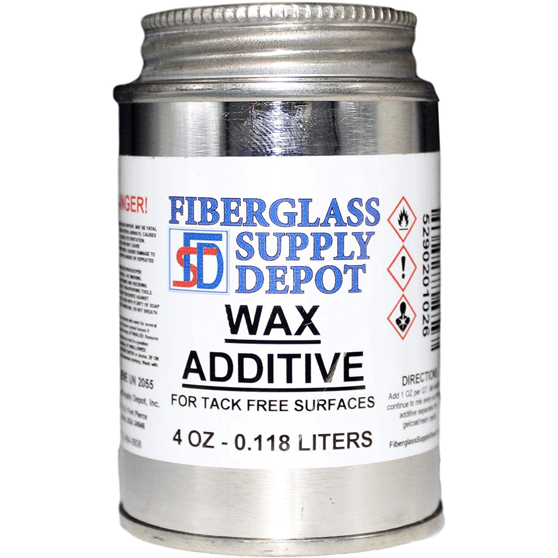 Fiberglass Supply Depot Wax Additive 4 oz Surfacing Agent for use
