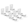 thumbnail image 4 of WORGEOUS Soporte de persiana Vertical en forma de L de 6 uds, soporte de Metal ciego de fácil instalación, accesorio de persiana Vertical, 4 of 9