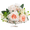 Blush Pink, variant on JUANCHENG Artificial Peony Hydrangea Silk Flowers Wedding Bouquet Home Decor Photography Green
