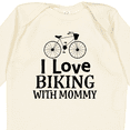 thumbnail image 4 of Inktastic Biking with Mommy Bicycle Boys or Girls Long Sleeve Baby Bodysuit, 4 of 5