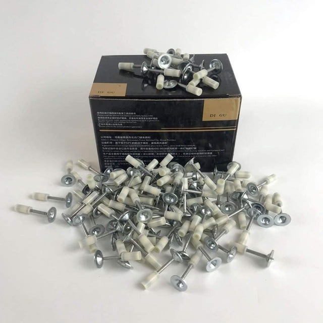 Clous Ronds de 7,3 mm pour Plafonniers en Béton, Matériaux Solides pour Applications Robustes, Grand Application en Construction et Réparation
