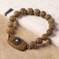 thumbnail image 2 of Pulsera de cuentas Pulsera de cuentas de madera Joyería de rosario Joyería de mano Pulsera decorativa, 2 of 7