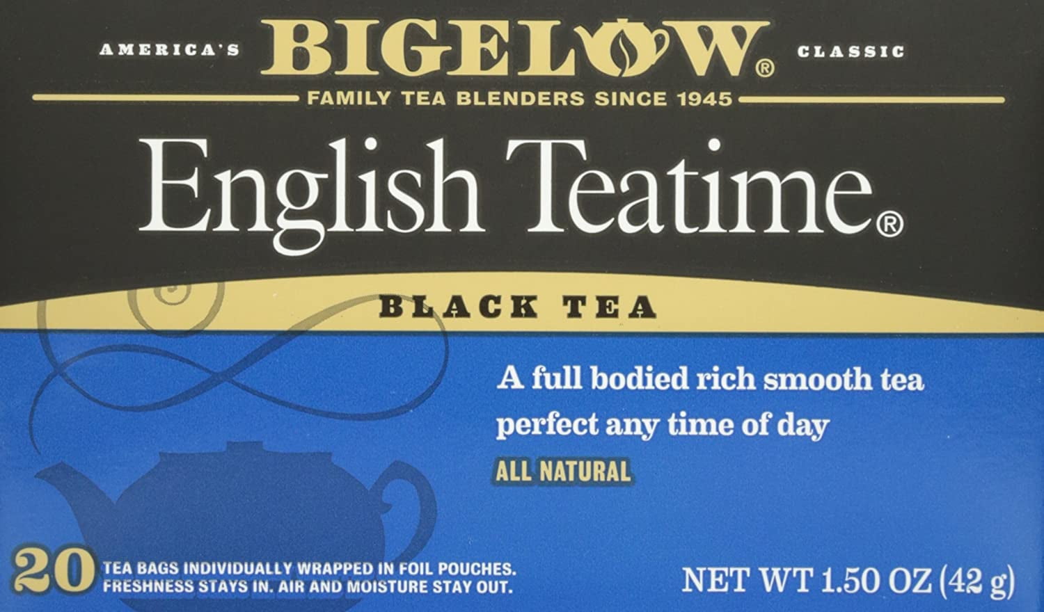 Bigelow English Teatime Tea, 20 Ct - 1.50 Oz