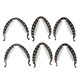 thumbnail image 5 of 6 pinzas para el pelo con forma de plátano, decorativas, para cabello grueso y largo., 5 of 6