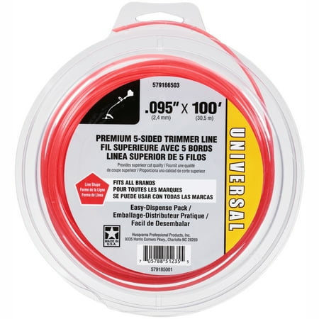 Universal Premium 5-sided Replacement Trimmer Line, .095 ...