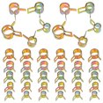 thumbnail image 2 of Metal Clips Clamps Galvanized Steel 125Pcs 1.60X1.60X0.80In, 2 of 6