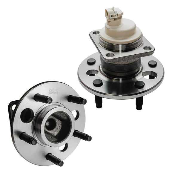 Detroit Axle - 2 Rear Wheel Bearing Hubs for Chevy Impala Uplander Pontiac Grand Prix Montana Intrigue Buick LaCrosse Regal Terraza Saturn Relay, Replacement Wheel Bearing Hubs Assembly, Pair Hubs