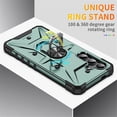 thumbnail image 5 of Case for Samsung Galaxy S22+ 5G Military Grade Shockproof Magnetic Attachment with Stand Case Cover,Green,For Galaxy S22+ (5G), 5 of 6