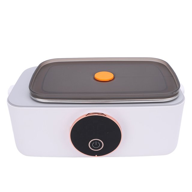 Boîte à Lunch Chauffante, Boîte à Lunch Électrique Portable en Acier Inoxydable avec Récipient Intérieur 1000ml, 5 Vitesses de Chauffage, Récipient à Lunch Électrique Rechargeable USB pour Étudiants, Travailleurs de Bureau