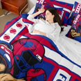 thumbnail image 4 of Castle Fairy Football Gamer Bedding Comforter Set 7pcs for Boys Girls,Ball Game Queen Bedding Sets Super Cozy,Sport Gaming Queen Sheet Sets,Lightweight Room Decor,Reversible, 4 of 8