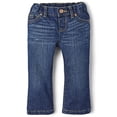 thumbnail image 2 of The Children's Place Baby Girls Bootcut Jeans, INDGOSTONE 2210, 12-18MOS, 2 of 2