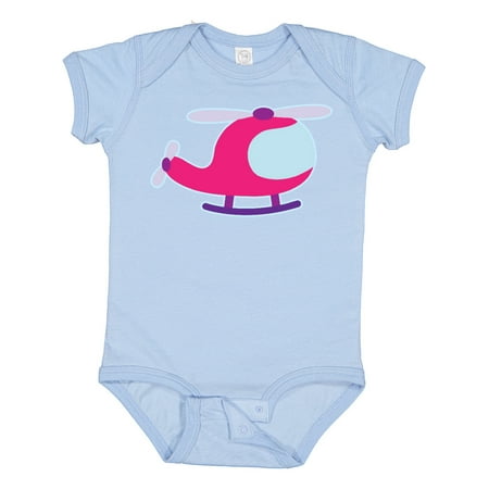 

Inktastic Helicopter Pink Girls Gift Baby Girl Bodysuit
