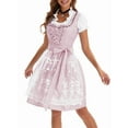 thumbnail image 3 of Oktoberfest Outfits for Women Dirndl Dress for German Traditional Bavarian Costume Pink XXXL, 3 of 8